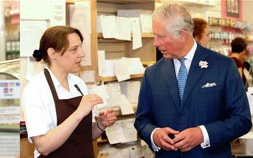 Cake Tutor & HRH Prince Charles