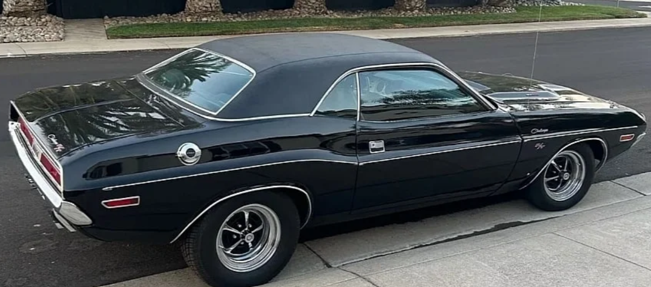 Triple-Black 1970 Dodge Challenger R/T Wasn't Born This Way, Begs To Be Driven