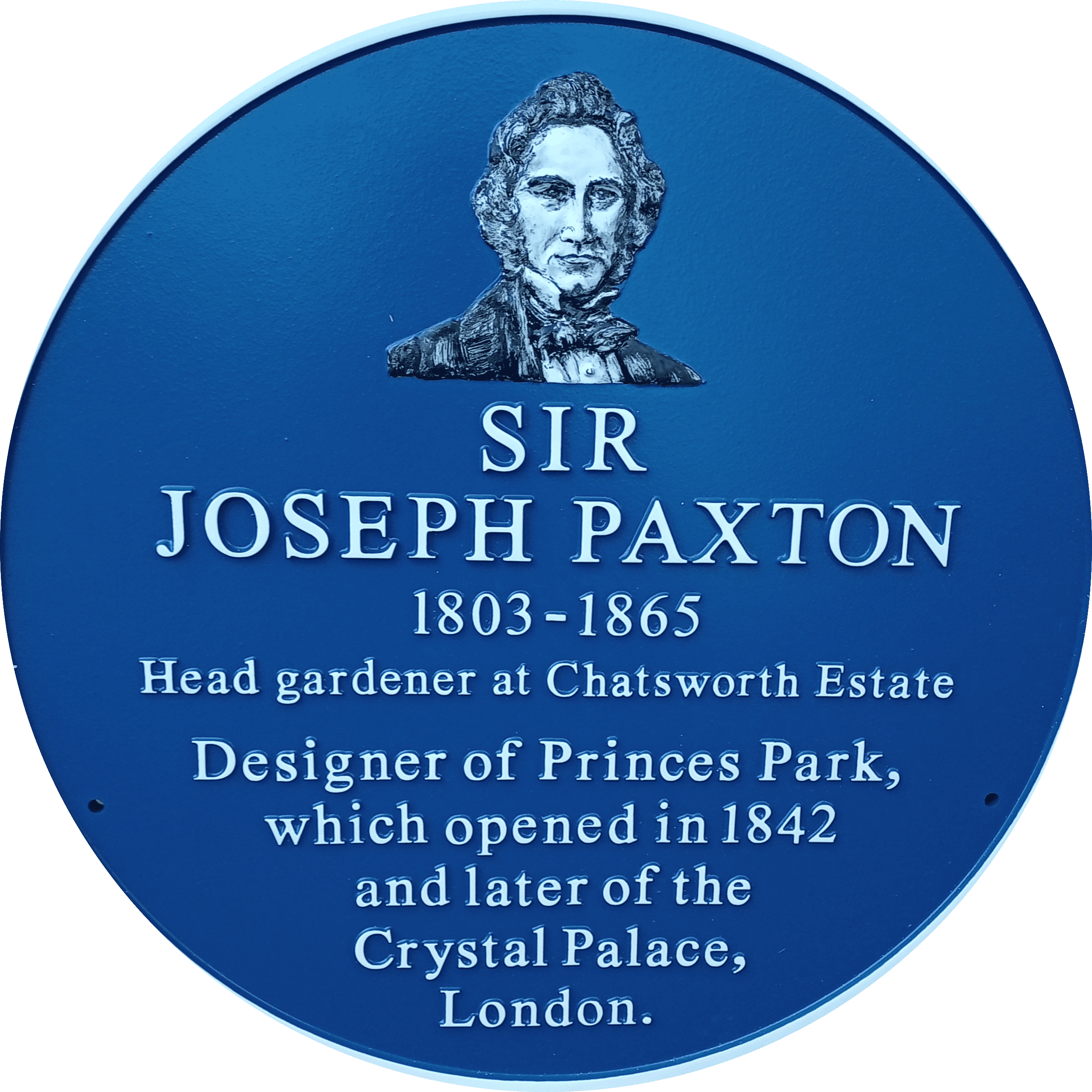 Thank you, Sir Joseph Paxton,