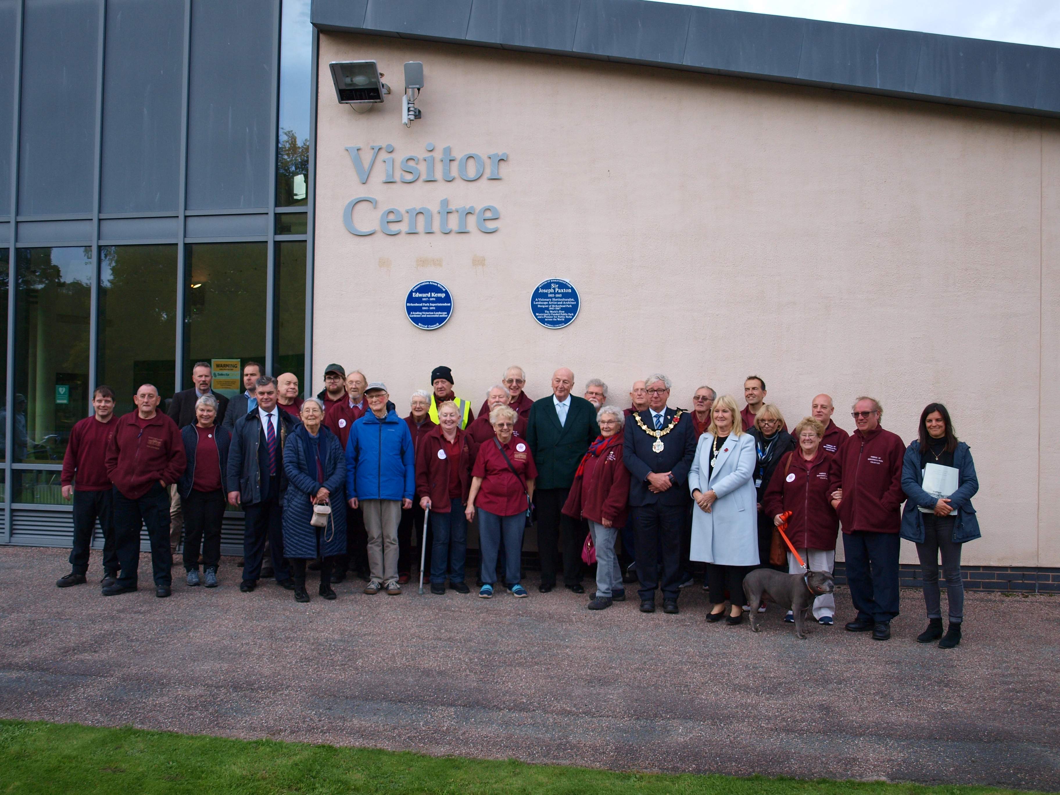 Volunteers of the Friends of Birkenhead plaque