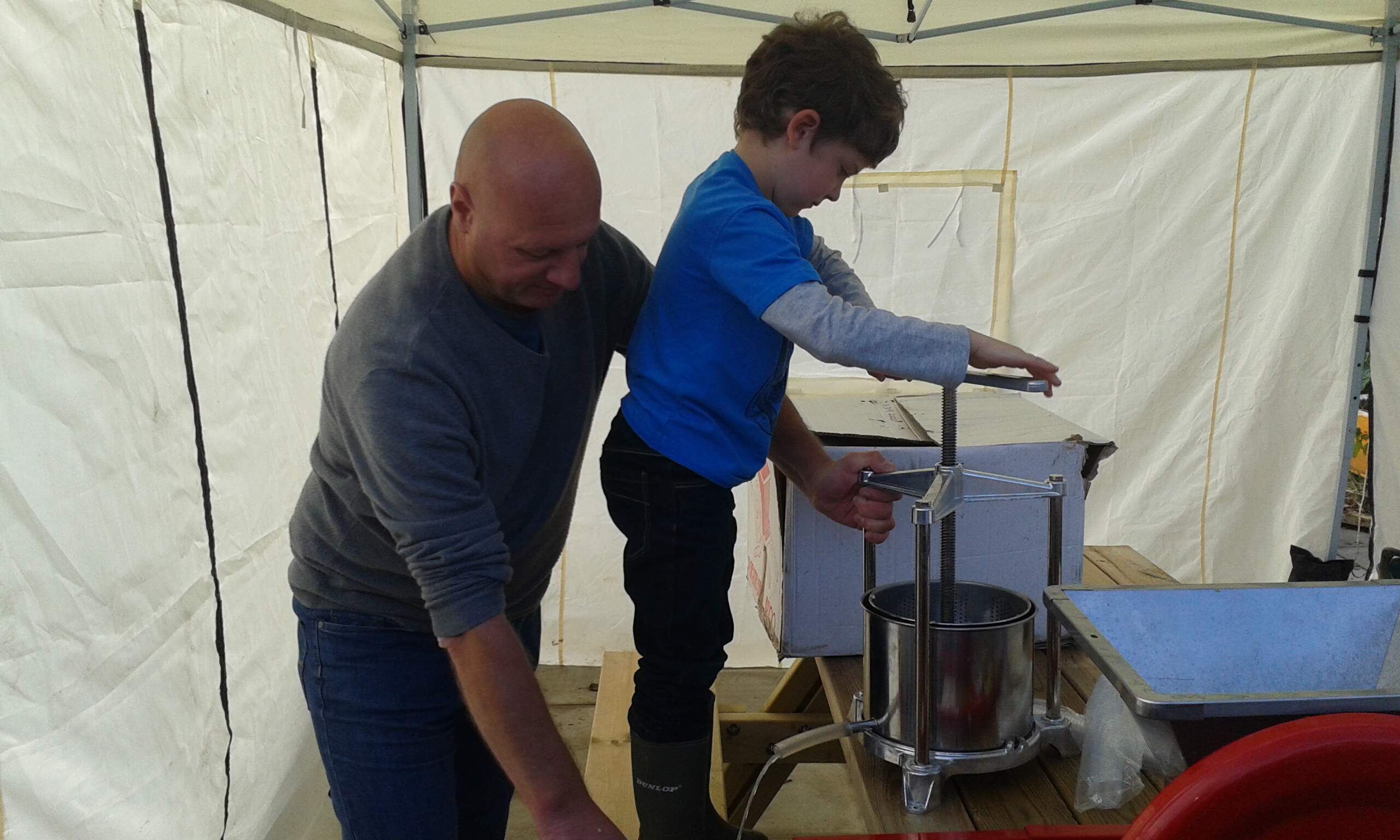Working the Apple press