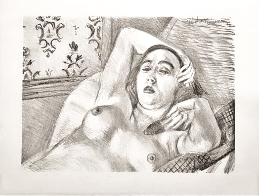 Henri Matisse - Le repos du modele