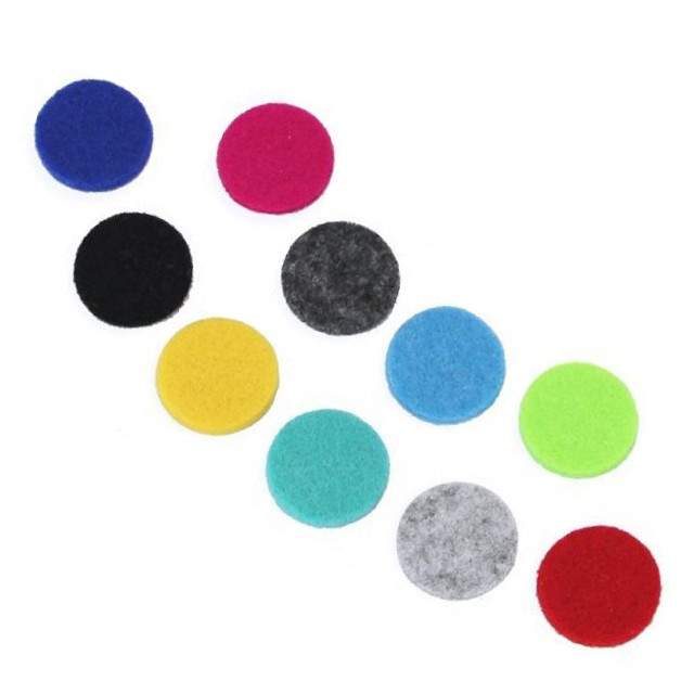 10x Aromatherapy Jewellery Necklace Reusable Refill Pad - 20mm