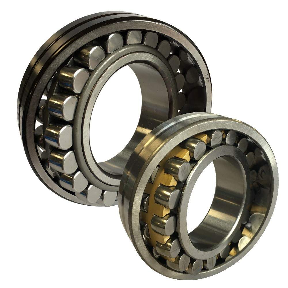 Assortment of ball and roller bearings.