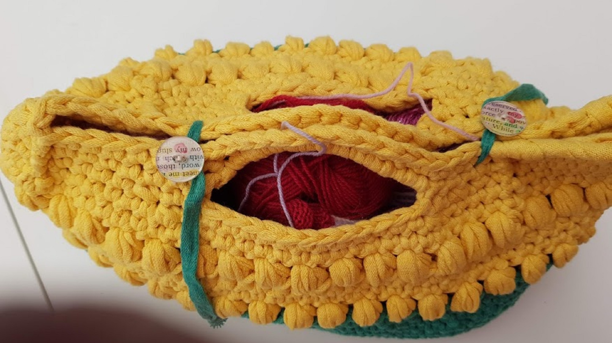 Galleon Project Bag Crochet Pattern