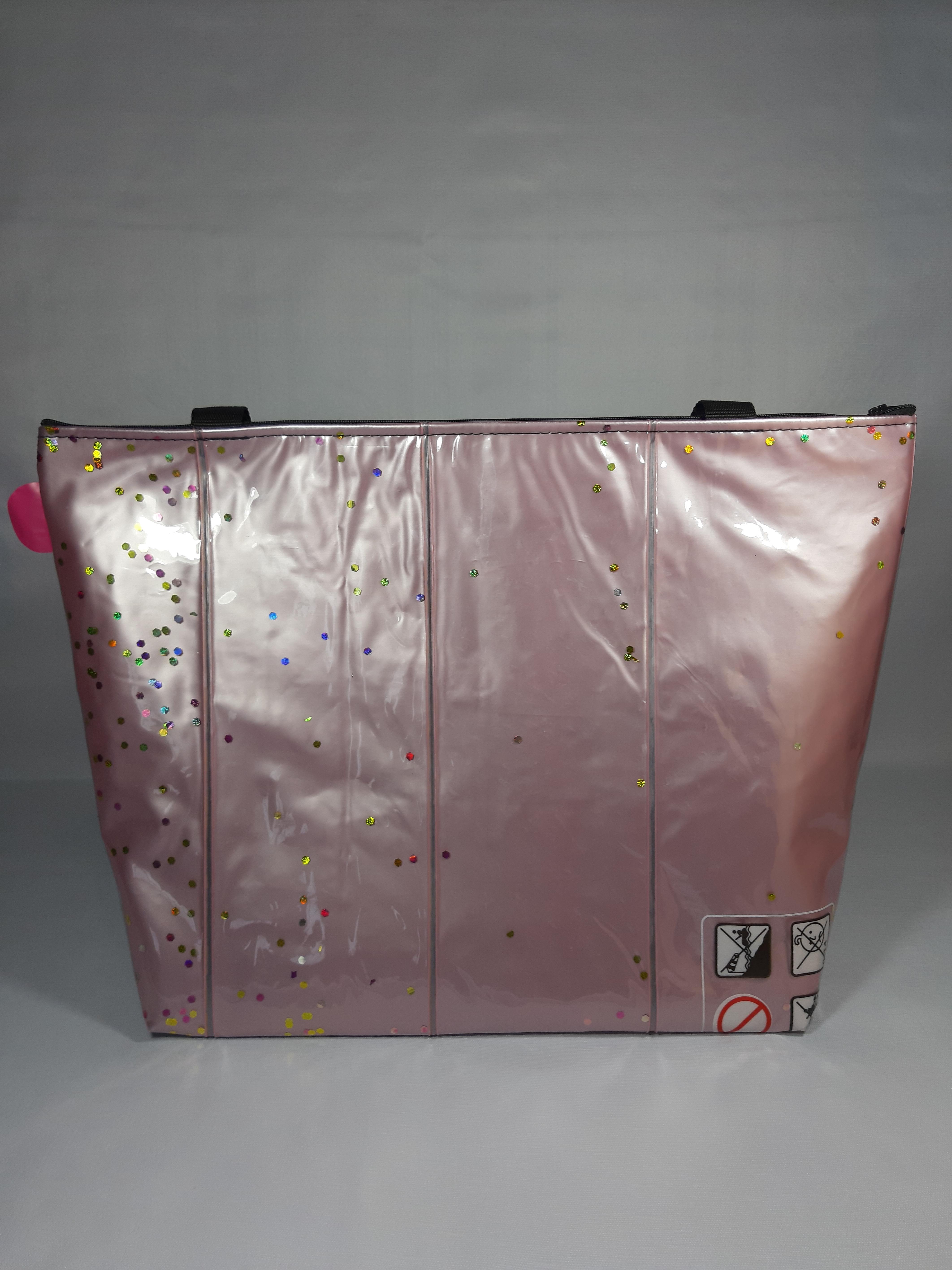 Pink Glitter Beach Bag #2