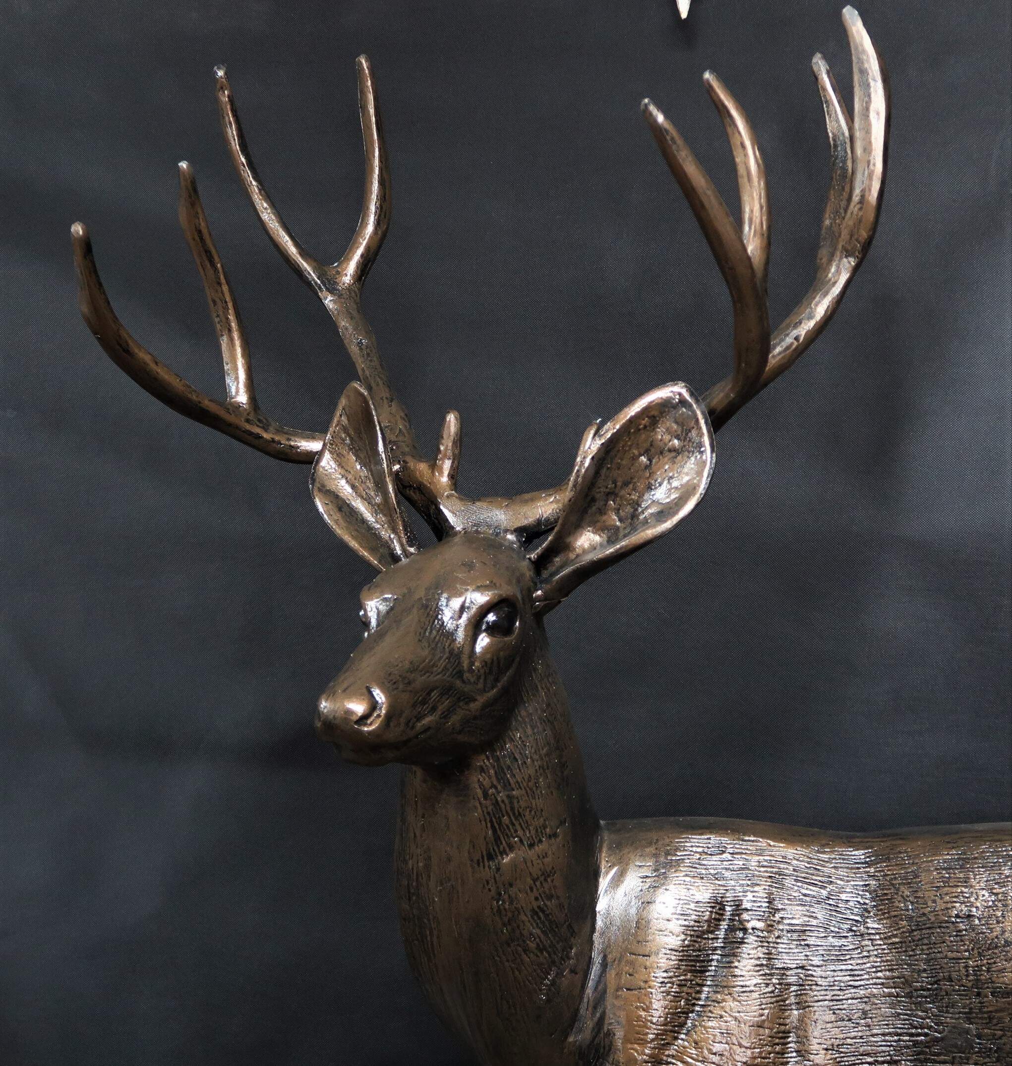 Standing stag close up.