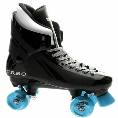 Ventro Pro Turbo Quad Roller Skate Colour: Black/Teal Get 10% Discount See Description