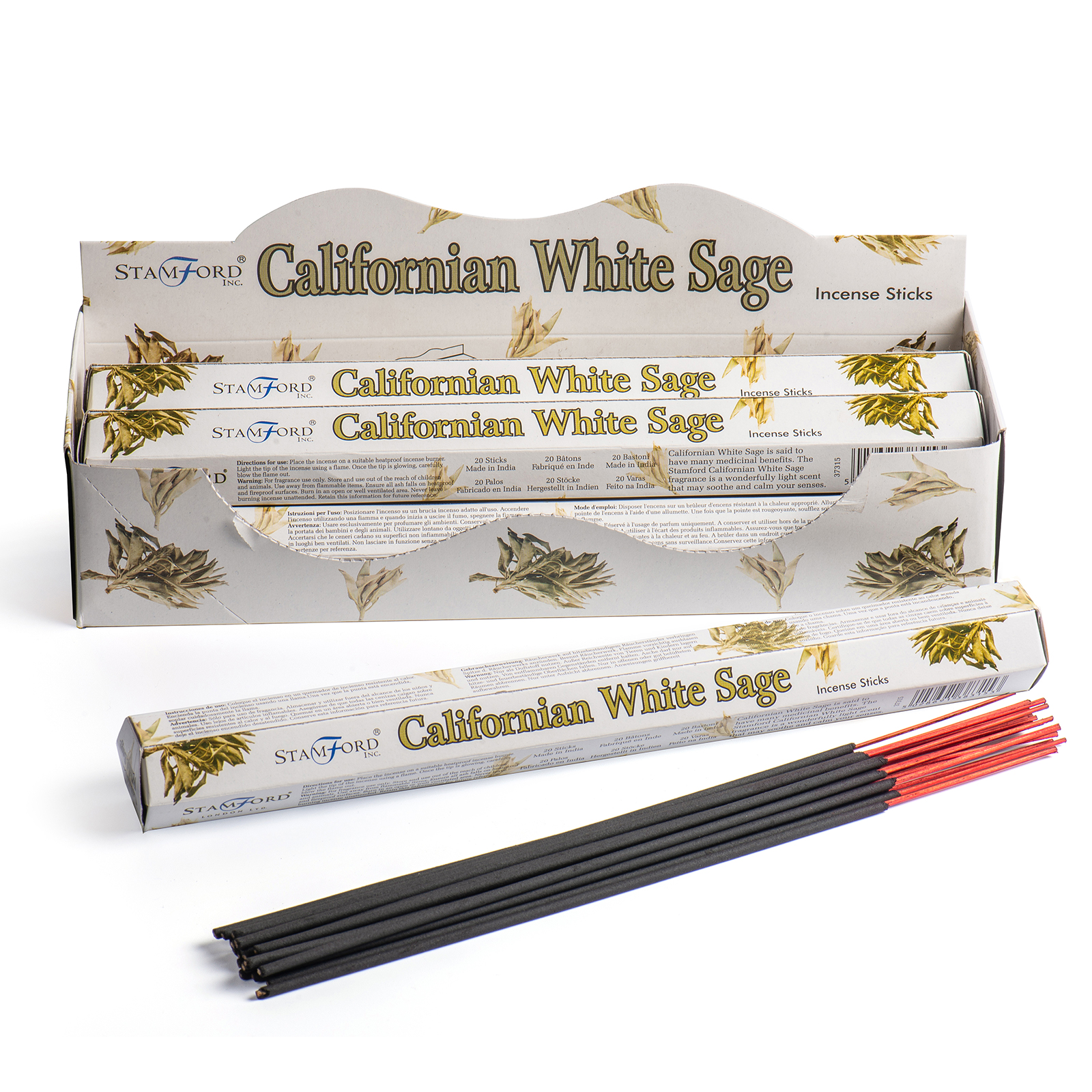 Californian White Sage Premium Incense Sticks - Approx 20