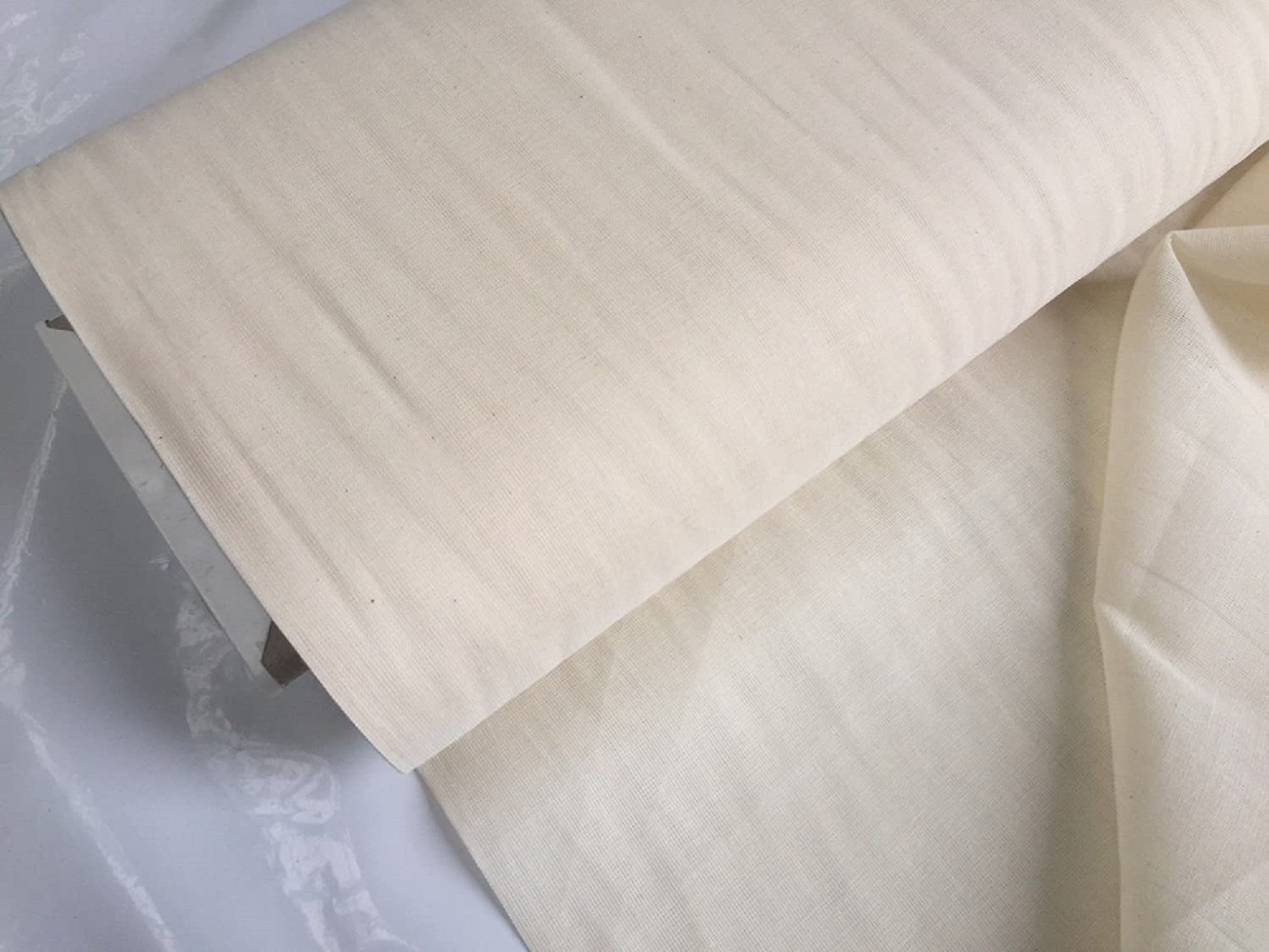 Unfinished Organic Cotton Muslin by the Metre