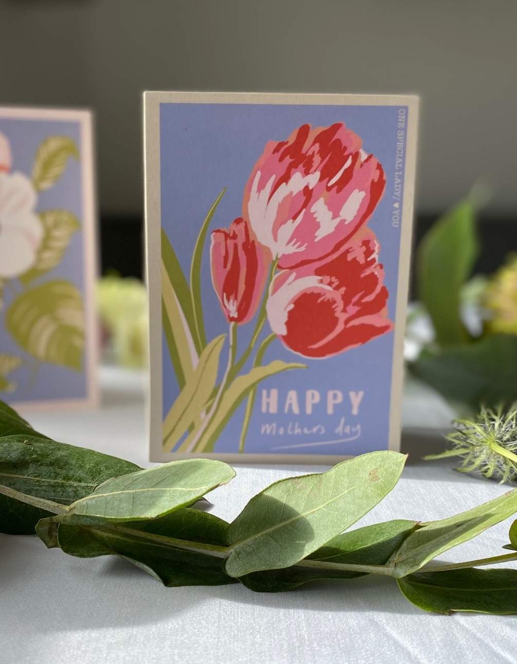 Mother's day tulip card, one special lady LMMD004