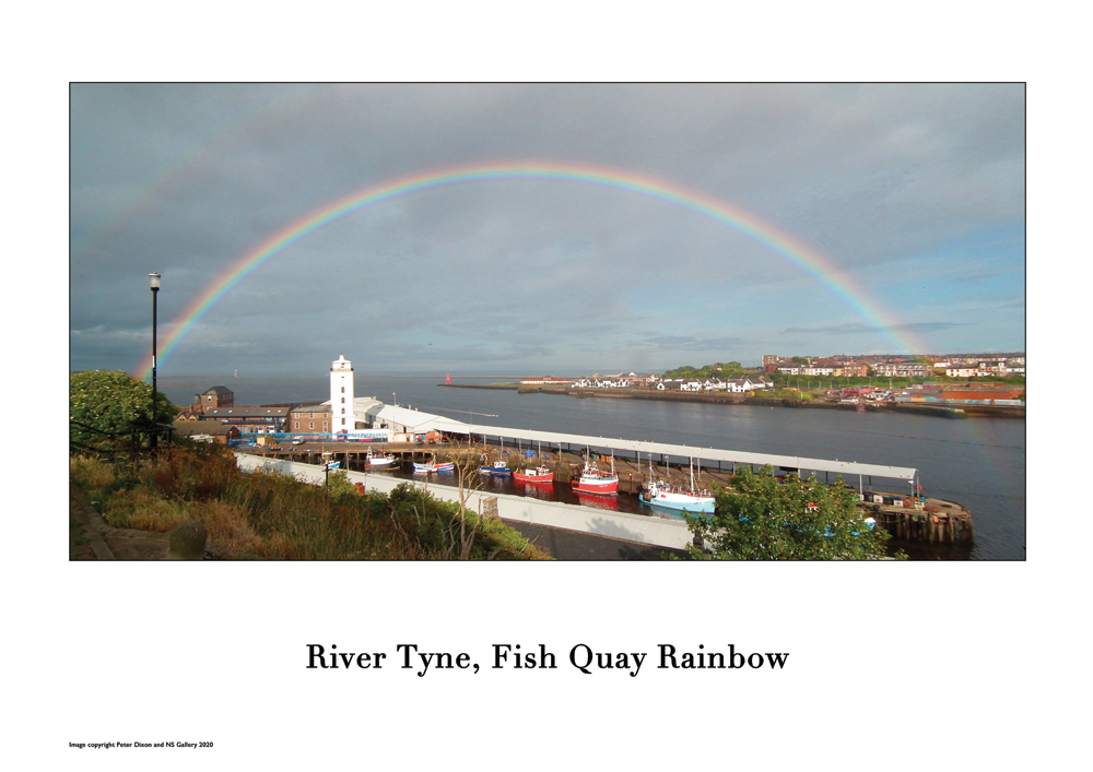 Fish Quay Rainbow Print