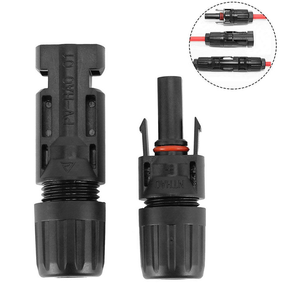 MC4 Solar PV Panel Wire Cable Connectors IP67 1000V M/F Connector Set