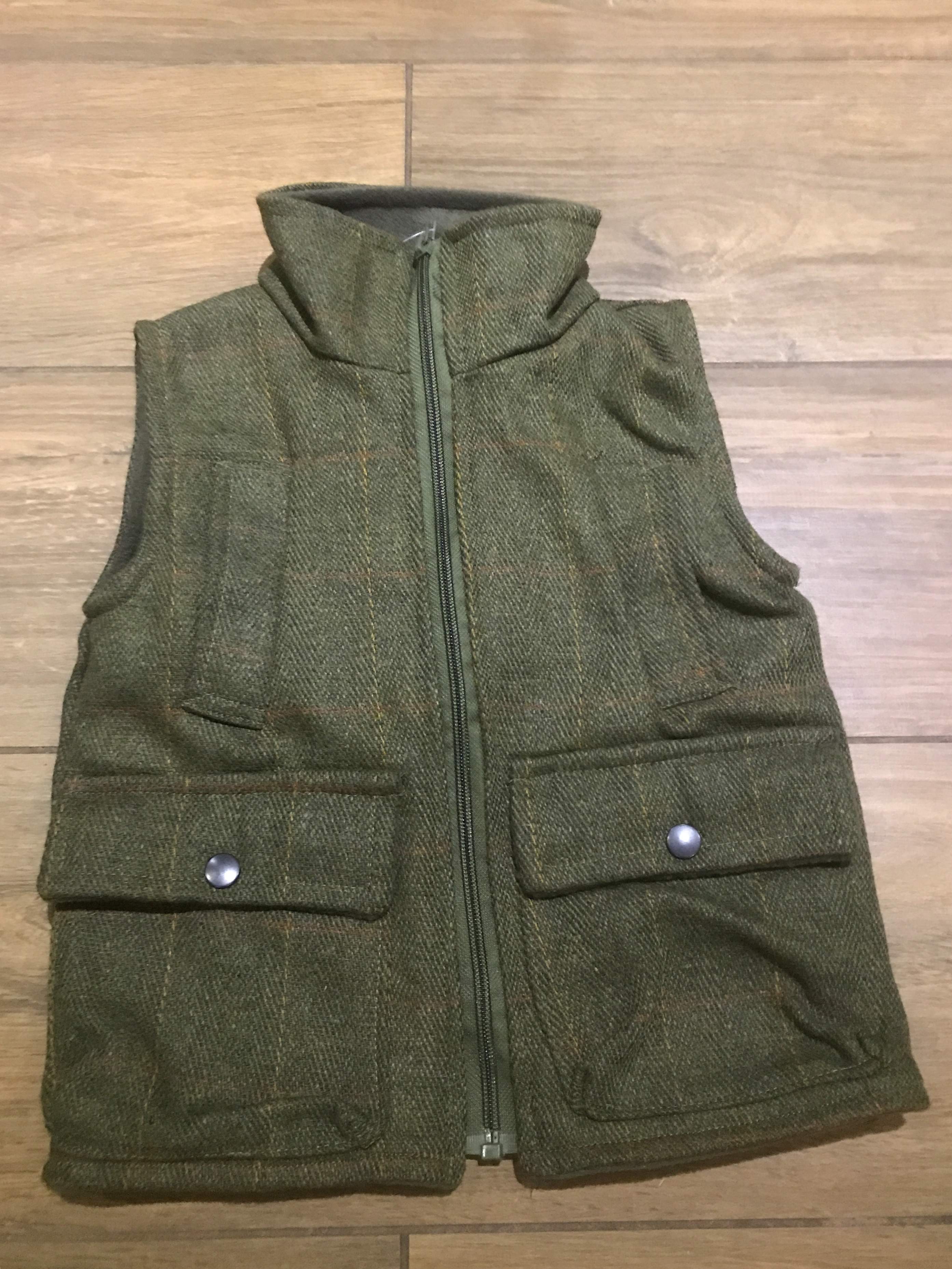 Boys Tweed Gillet