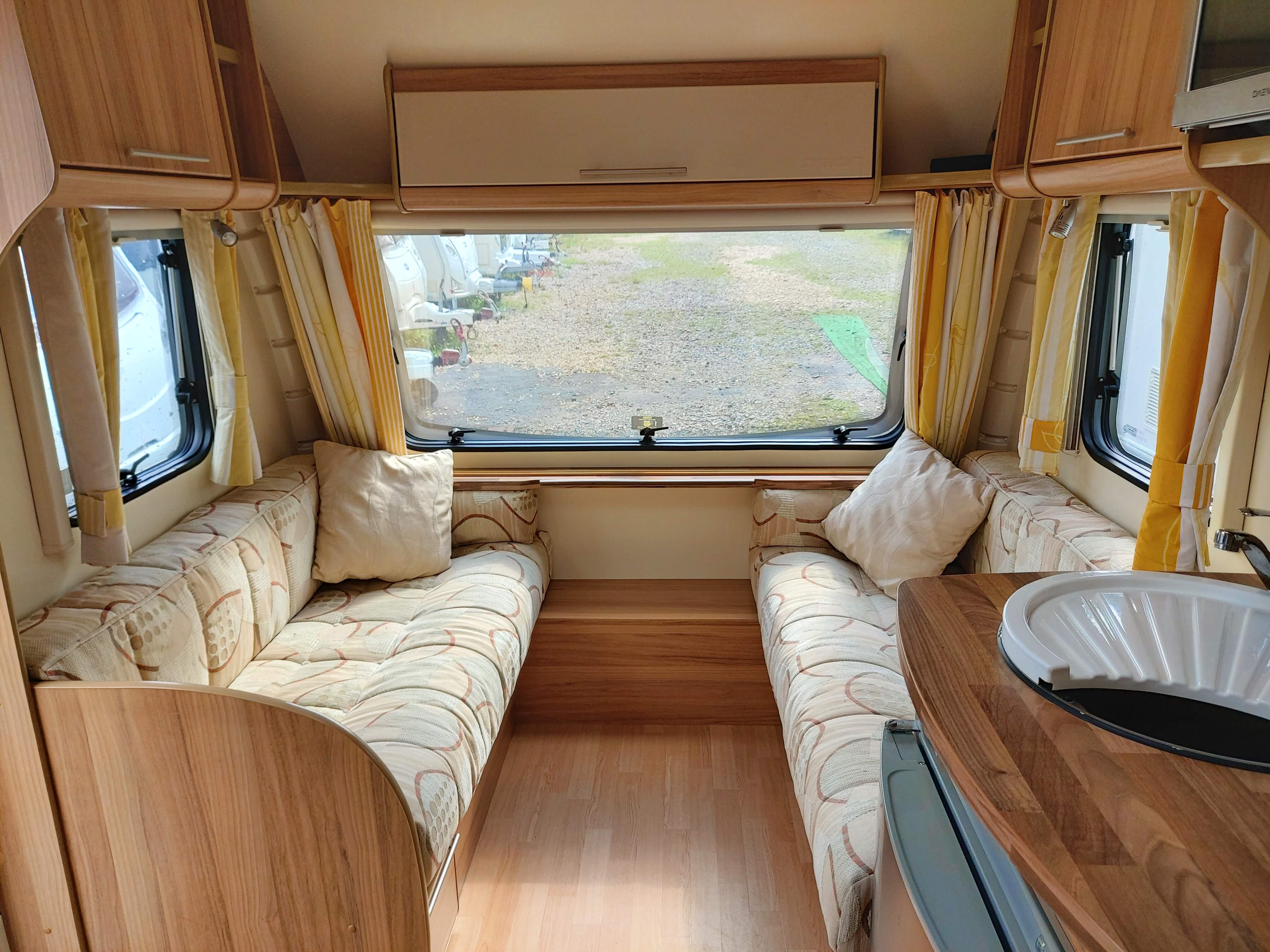 NOW SOLD 2011 Bailey Orion 430-4,FIXED BED End washroom Caravan with Motor Mover and Solar Panel