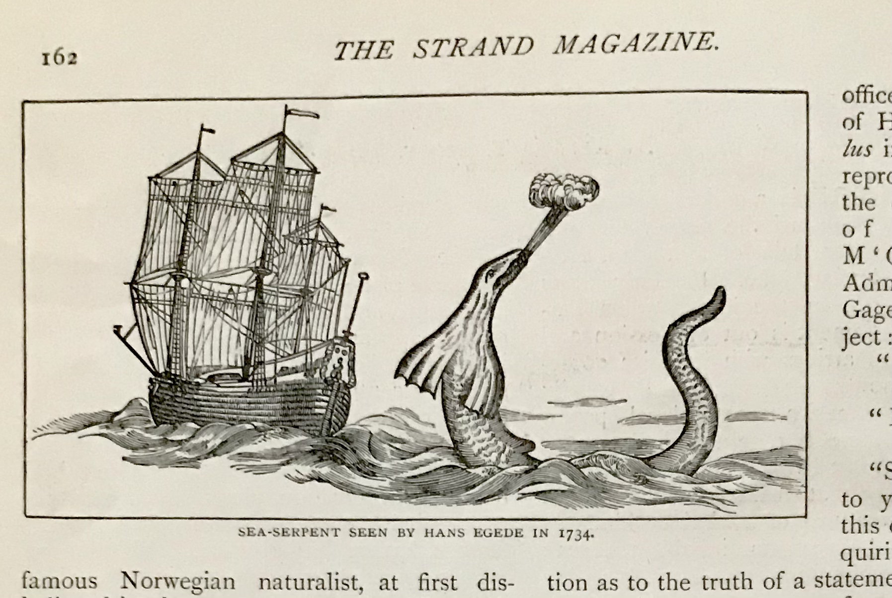 The Sea-Serpent by Alfred T. Story Magazine Article