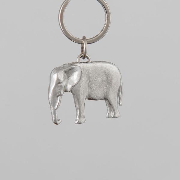 Pewter Key Ring - Elephant