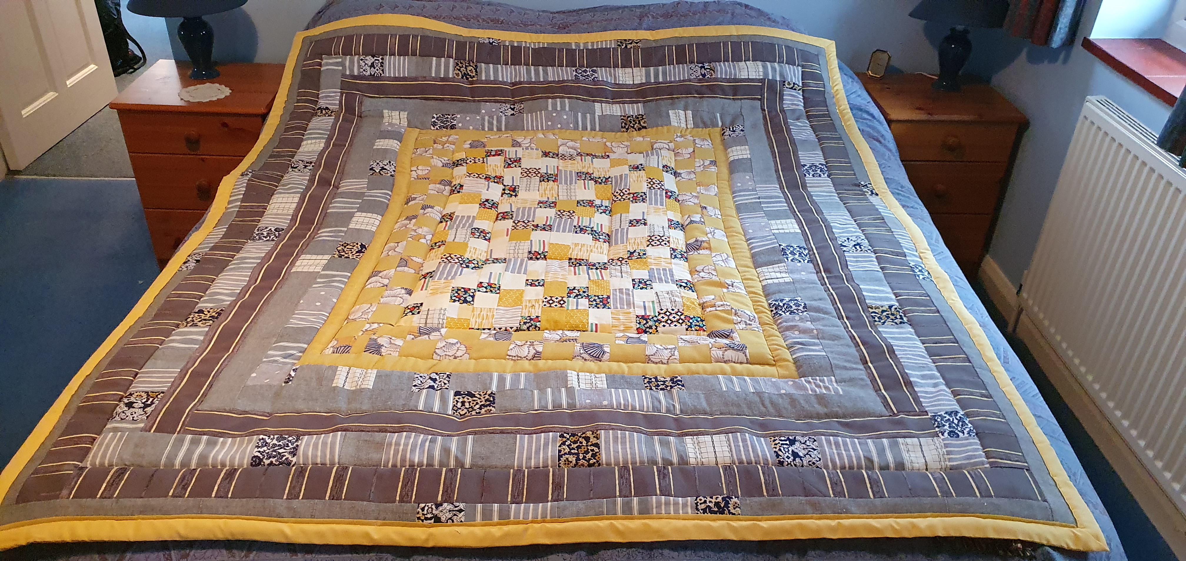 Quilted Patchwork Throw