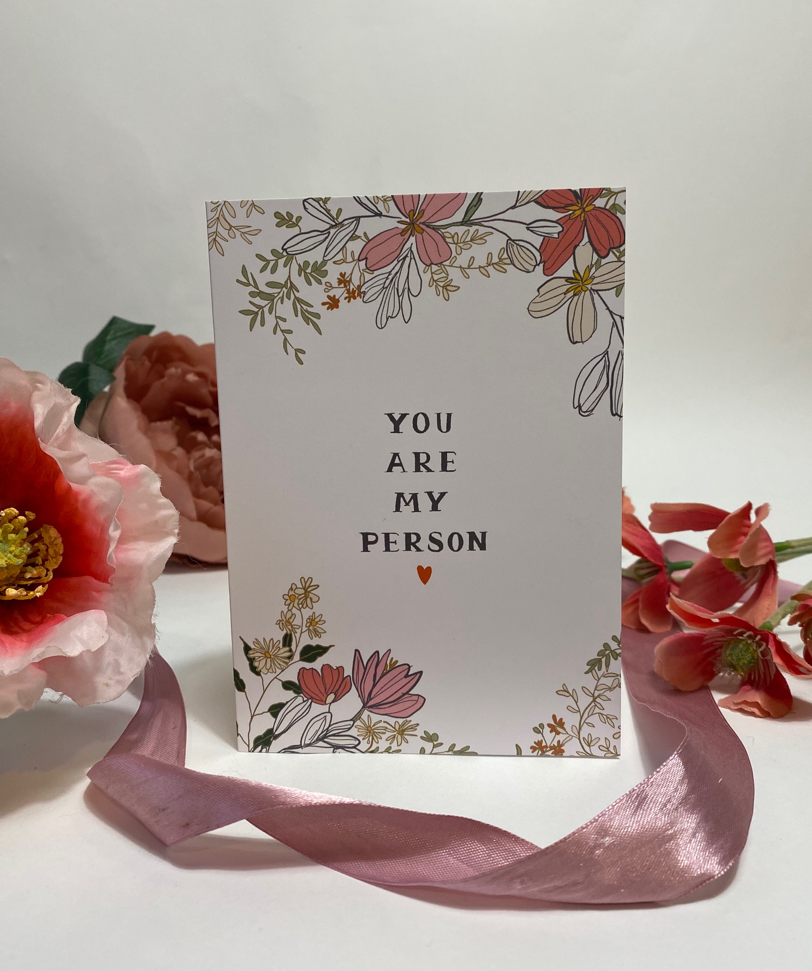 You are my person greetings card