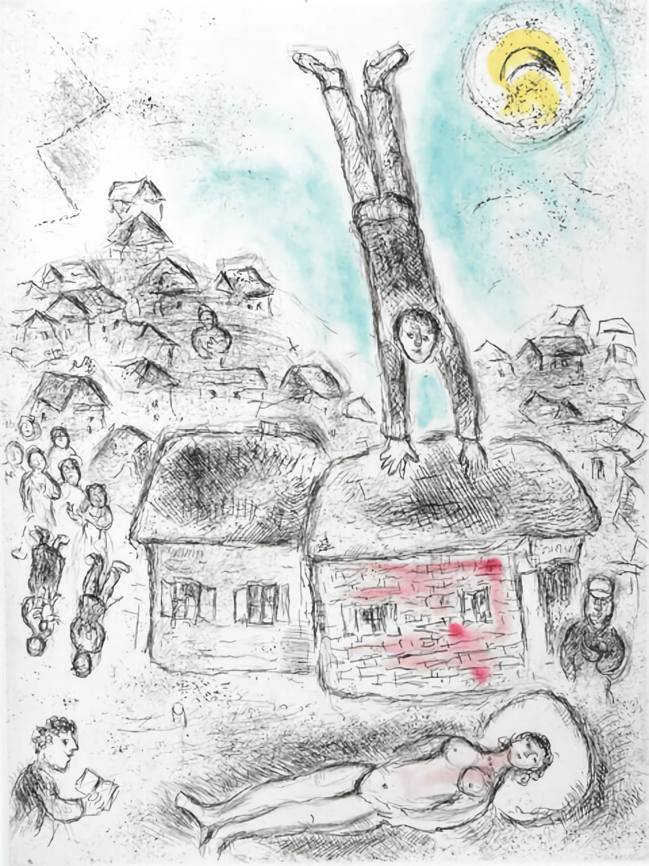 Marc Chagall - Ce lui qui dit les choses sans rien dire (Plate 10)