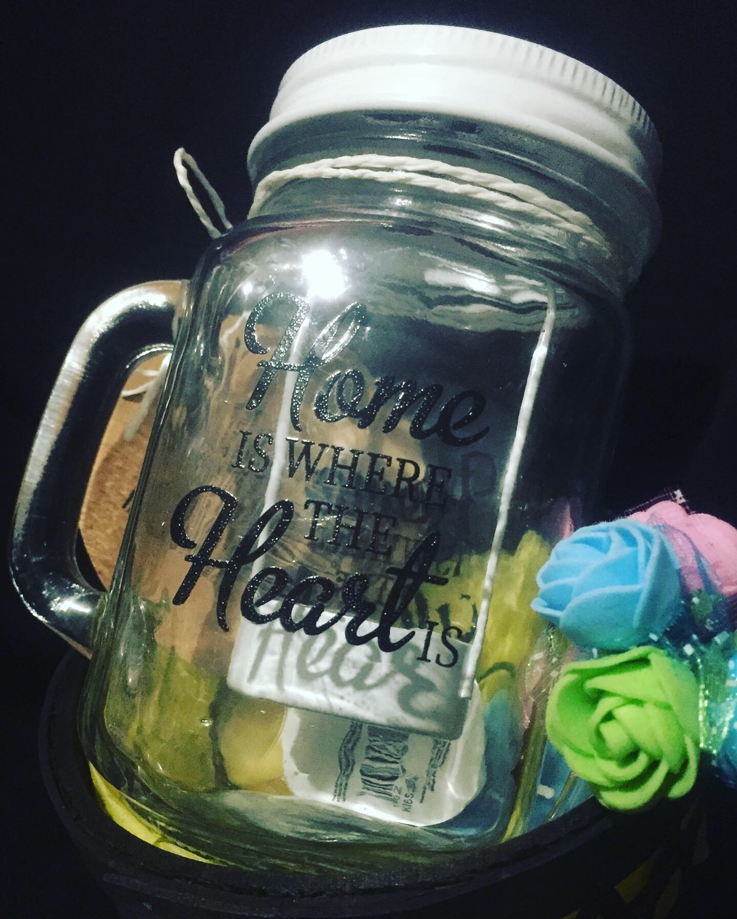 Mini Treat Gift Basket ‘HOME’ Candle Set
