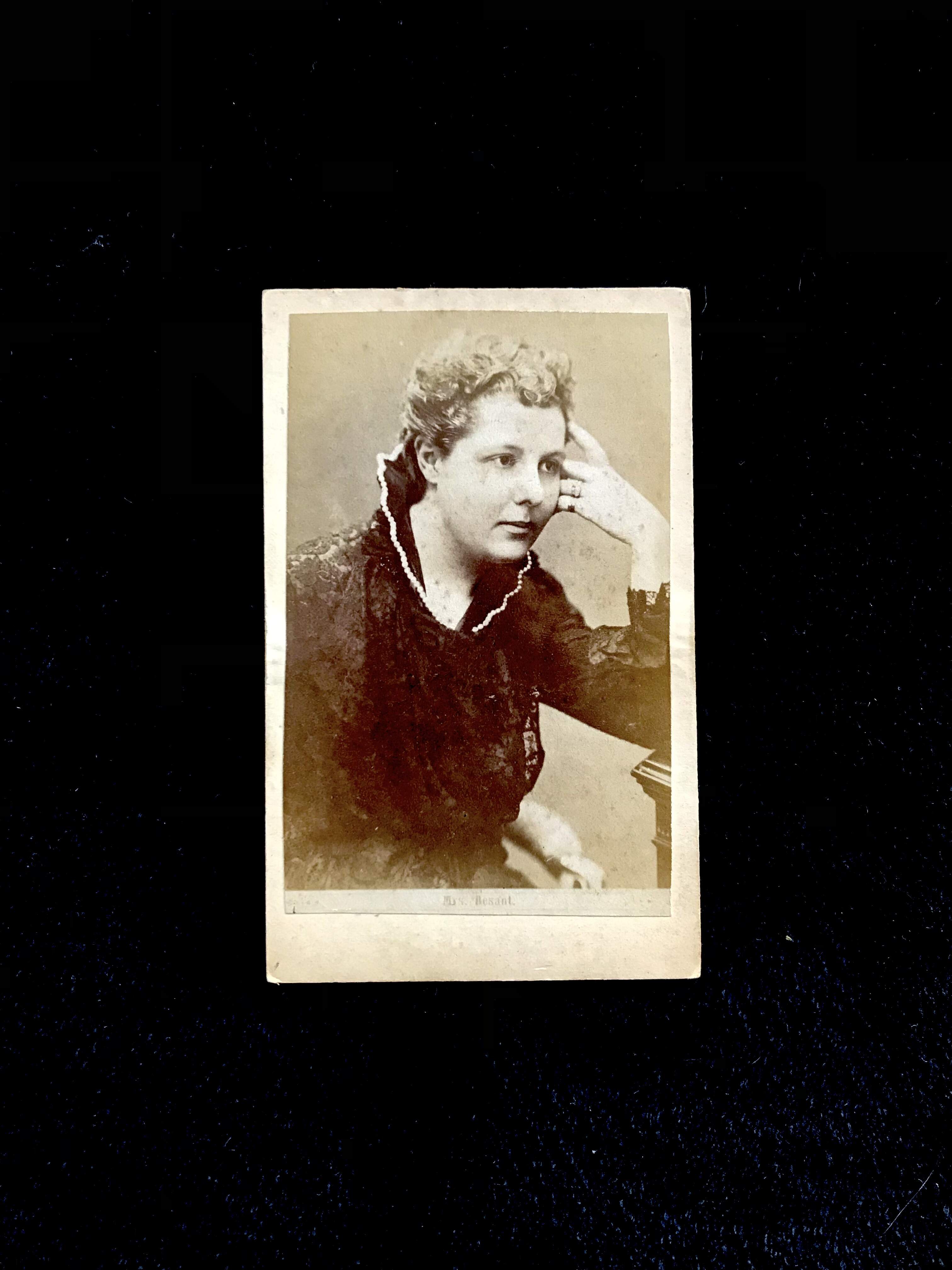 Annie Besant Albumen Cabinet Card