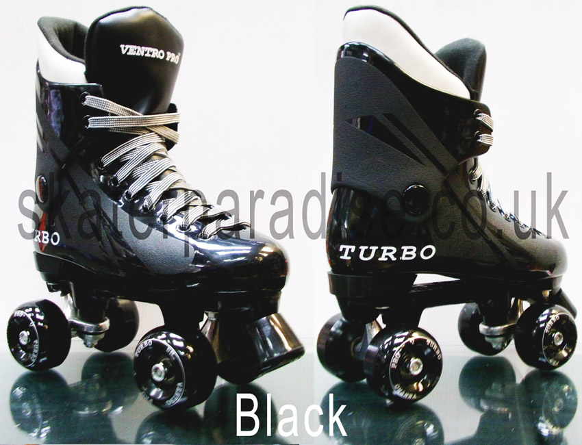 Ventro Pro Turbo Quad Roller Skate Colour: Black/Black Get 10% Discount See Description