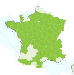 Map smooth snake France