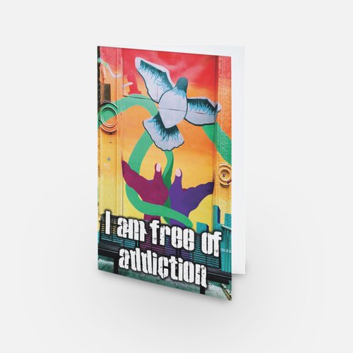 Card - I am free of addiction