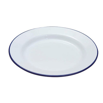 Falcon Enamel 26cm Dinner Plate Traditional White