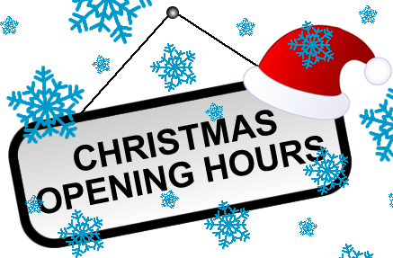 Christmas opening hourspng