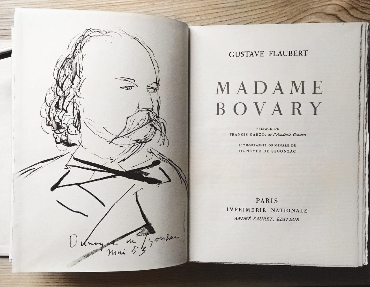 Dunoyer de Segonzac - Gustave Flaubert
