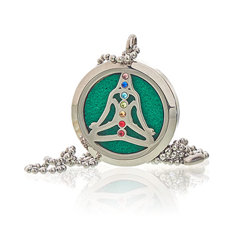 Aromatherapy Jewellery Pendant - Yoga Chakra - 30mm