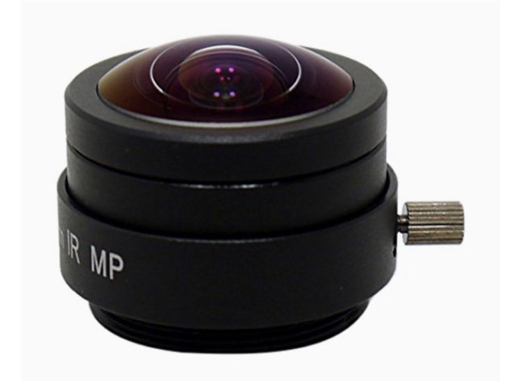 180-degree FOV 1/2” 1.55mm f2 CS mount Allsky camera lens