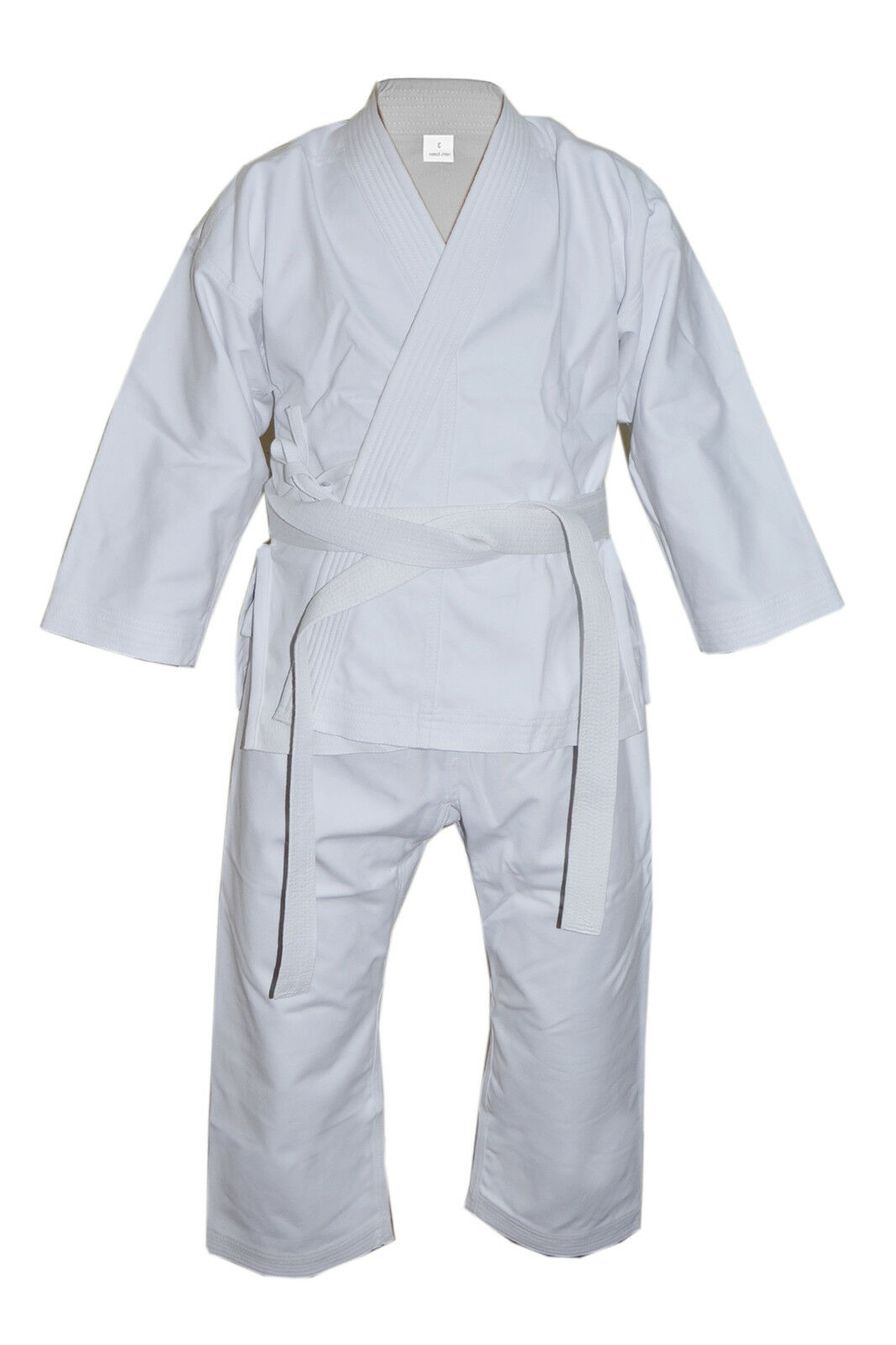 Karate Suit Gi Uniform White Adult & Kids Free white belt