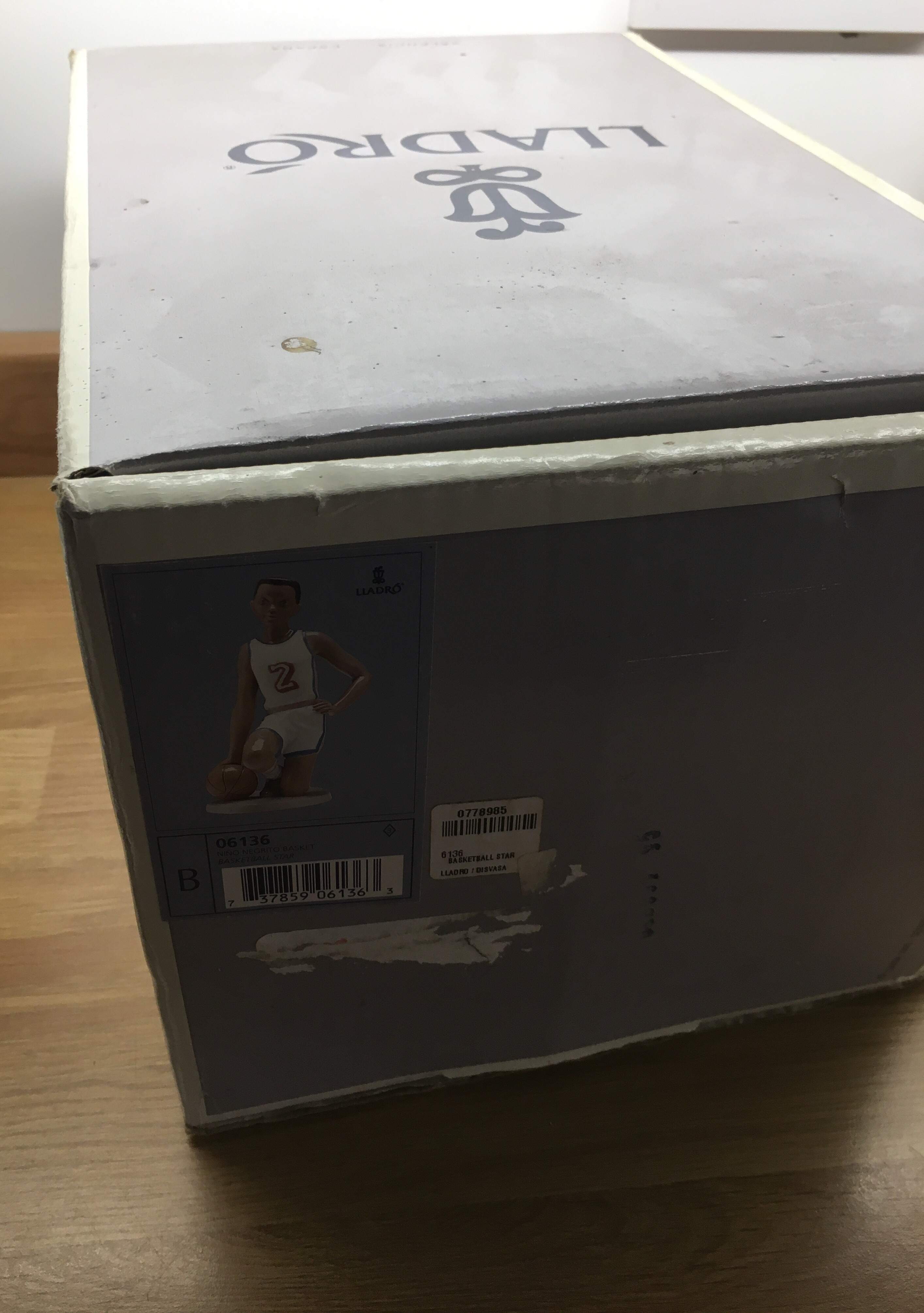 Lladro Basketball Star 6136 with Box