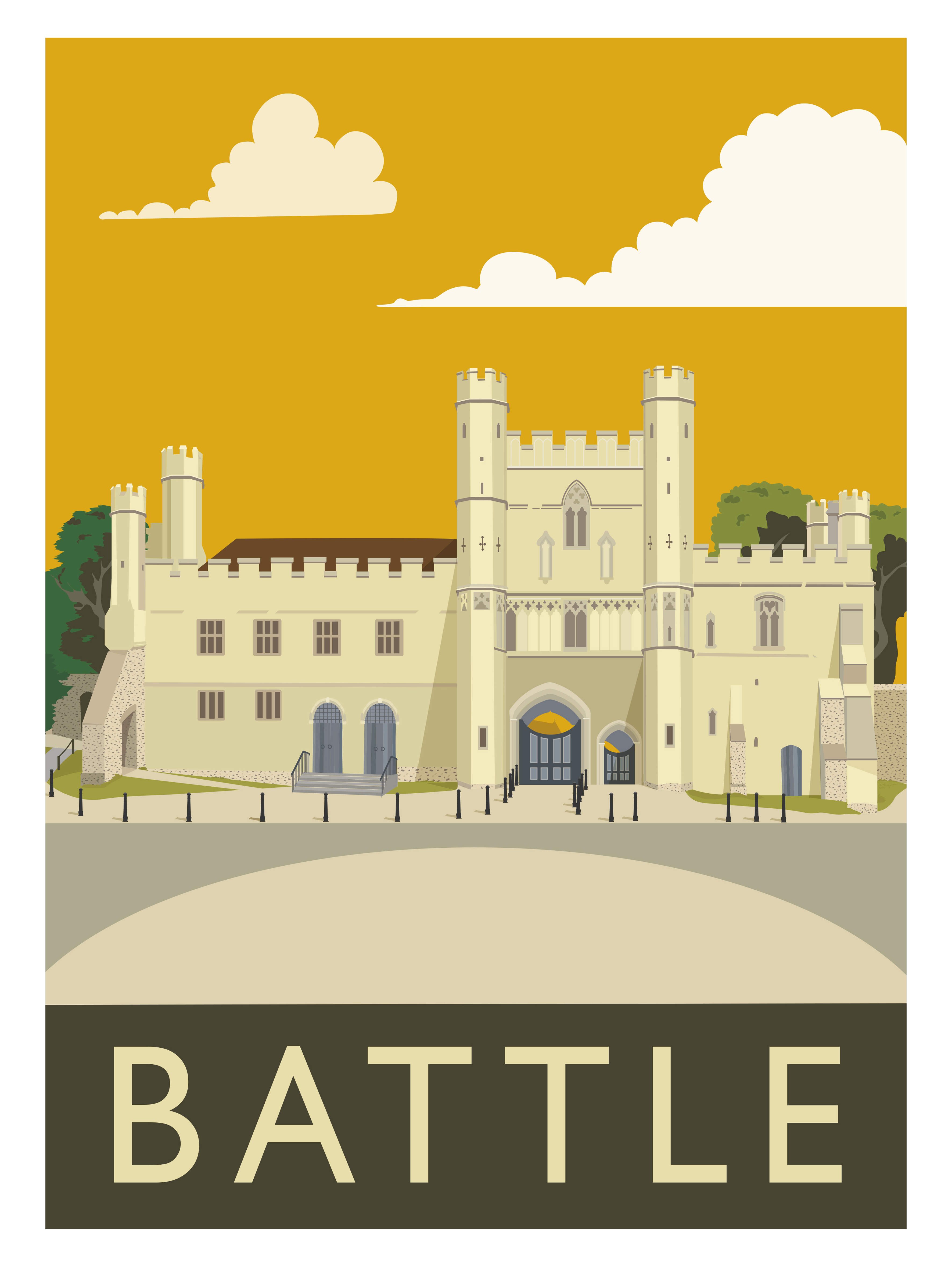 Giclee Print of Battle Abbey