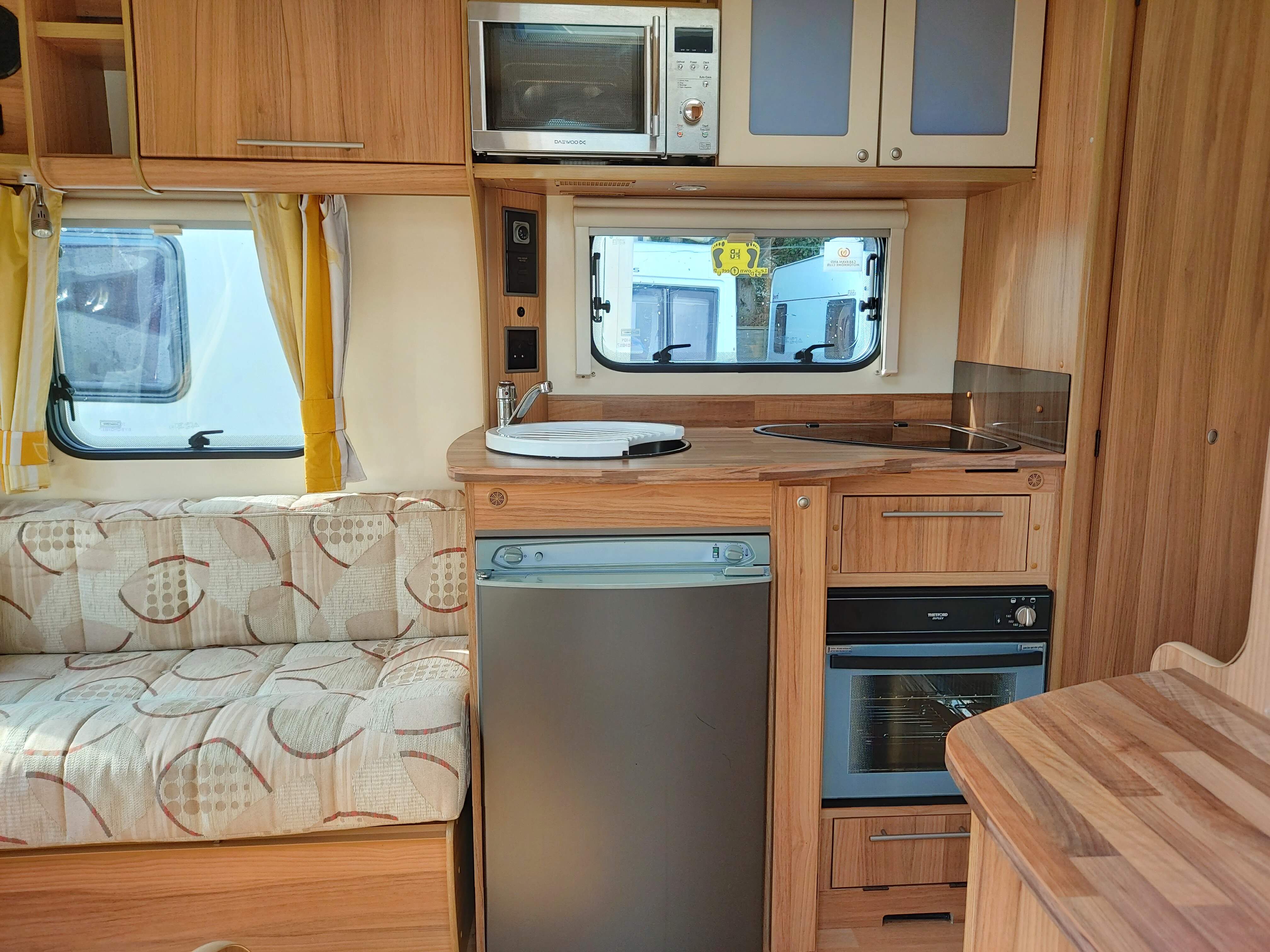 NOW SOLD 2011 Bailey Orion 430-4,FIXED BED End washroom Caravan with Motor Mover and Solar Panel