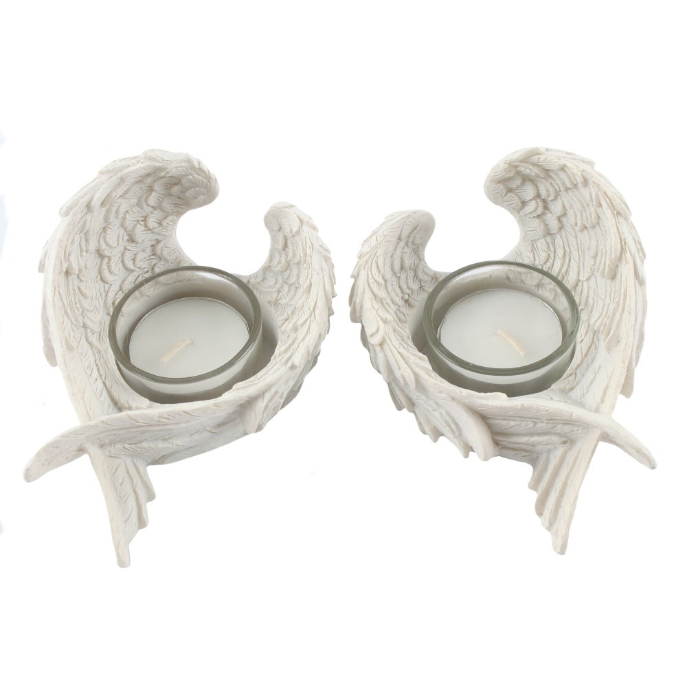 Angel tealight holder