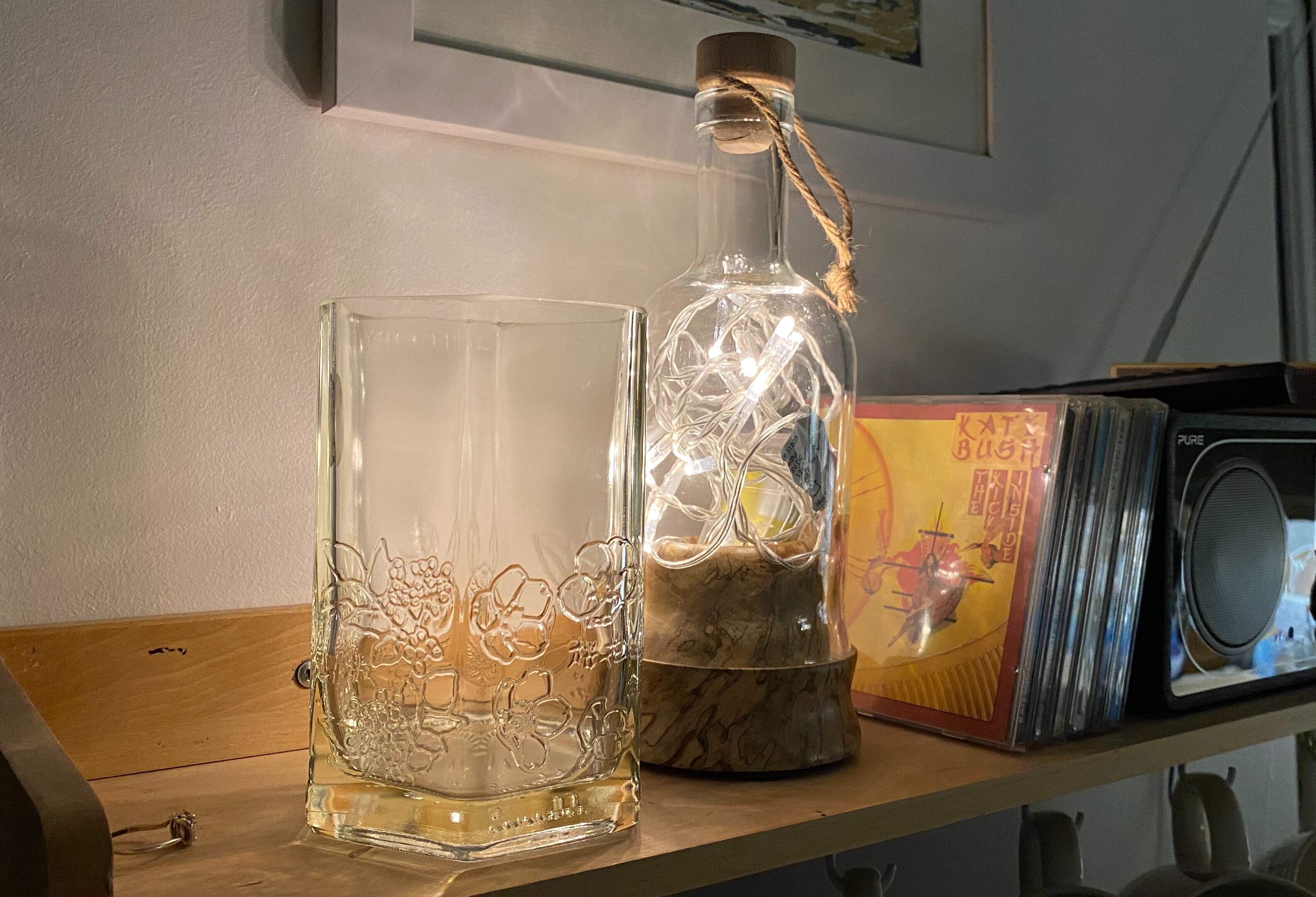 Posting about  Recycled Bottle Tealights