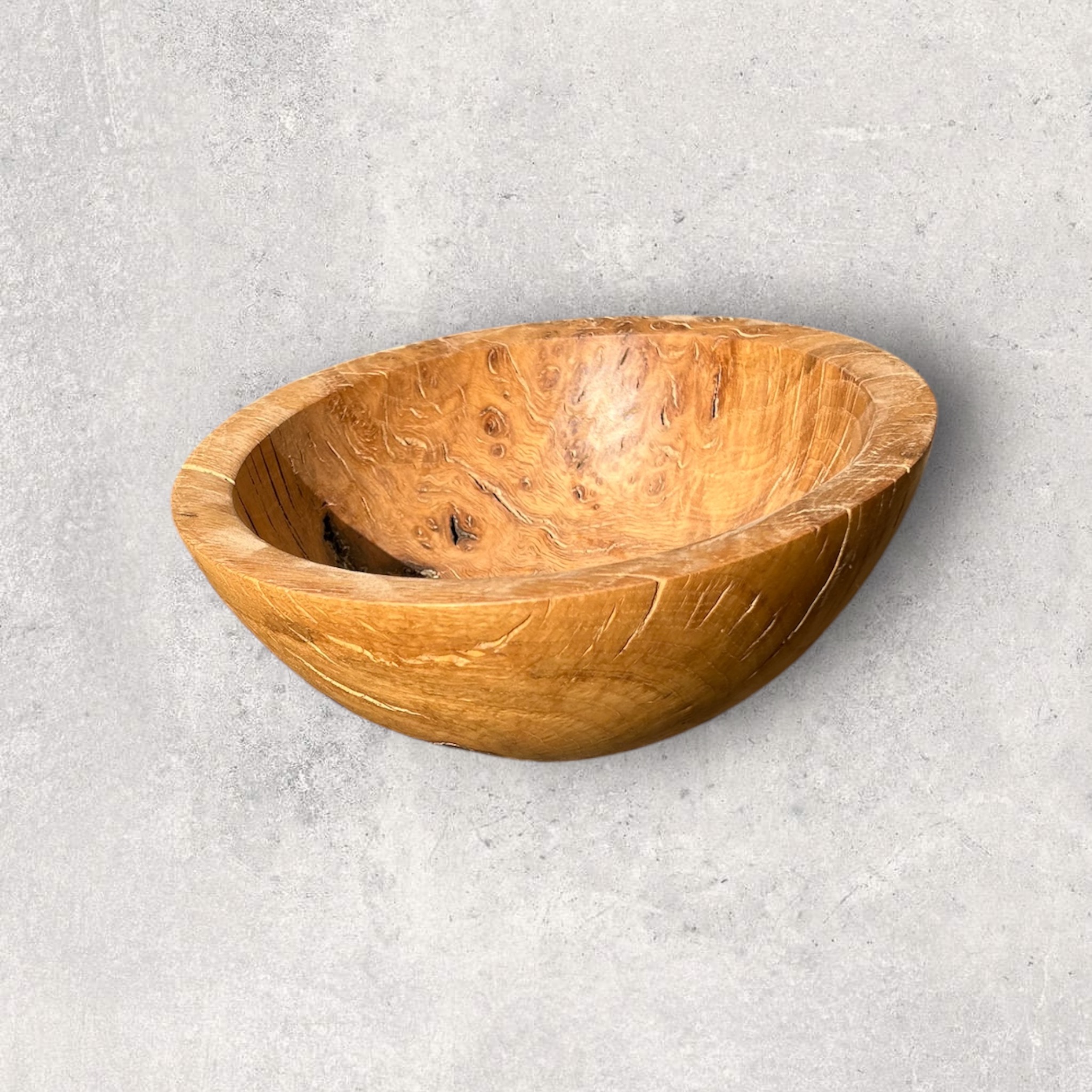 Oak Burr Bowl