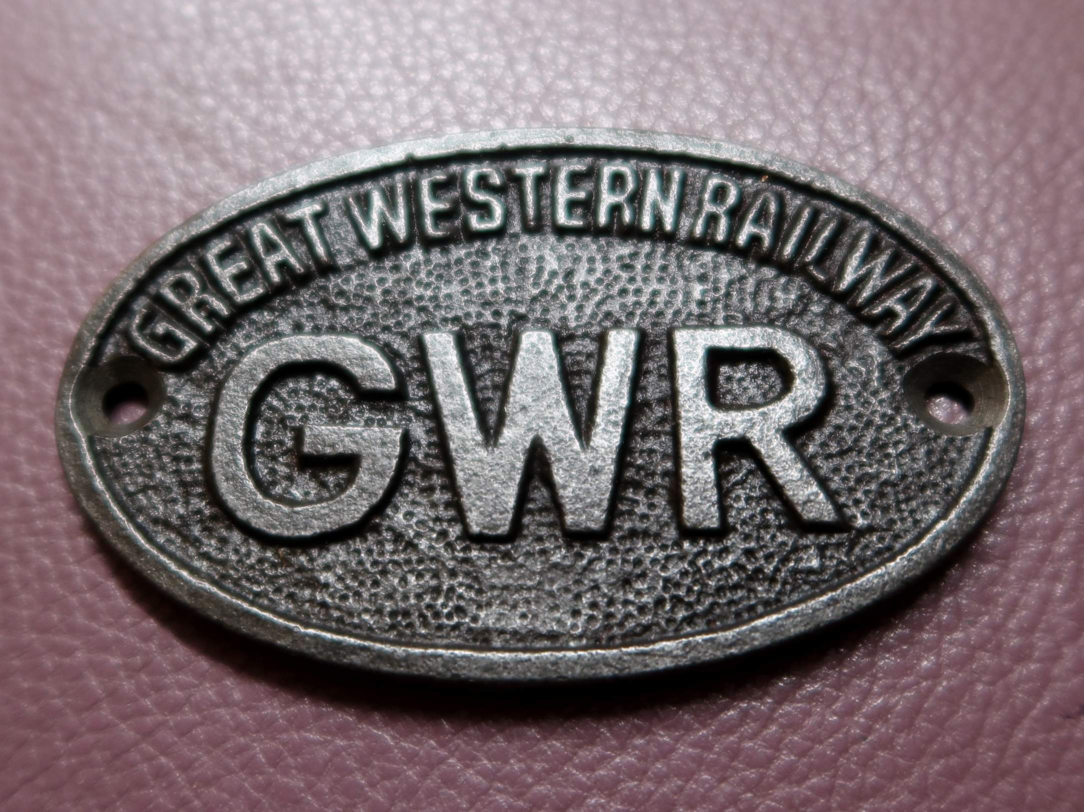 Great Western Railway sign.
