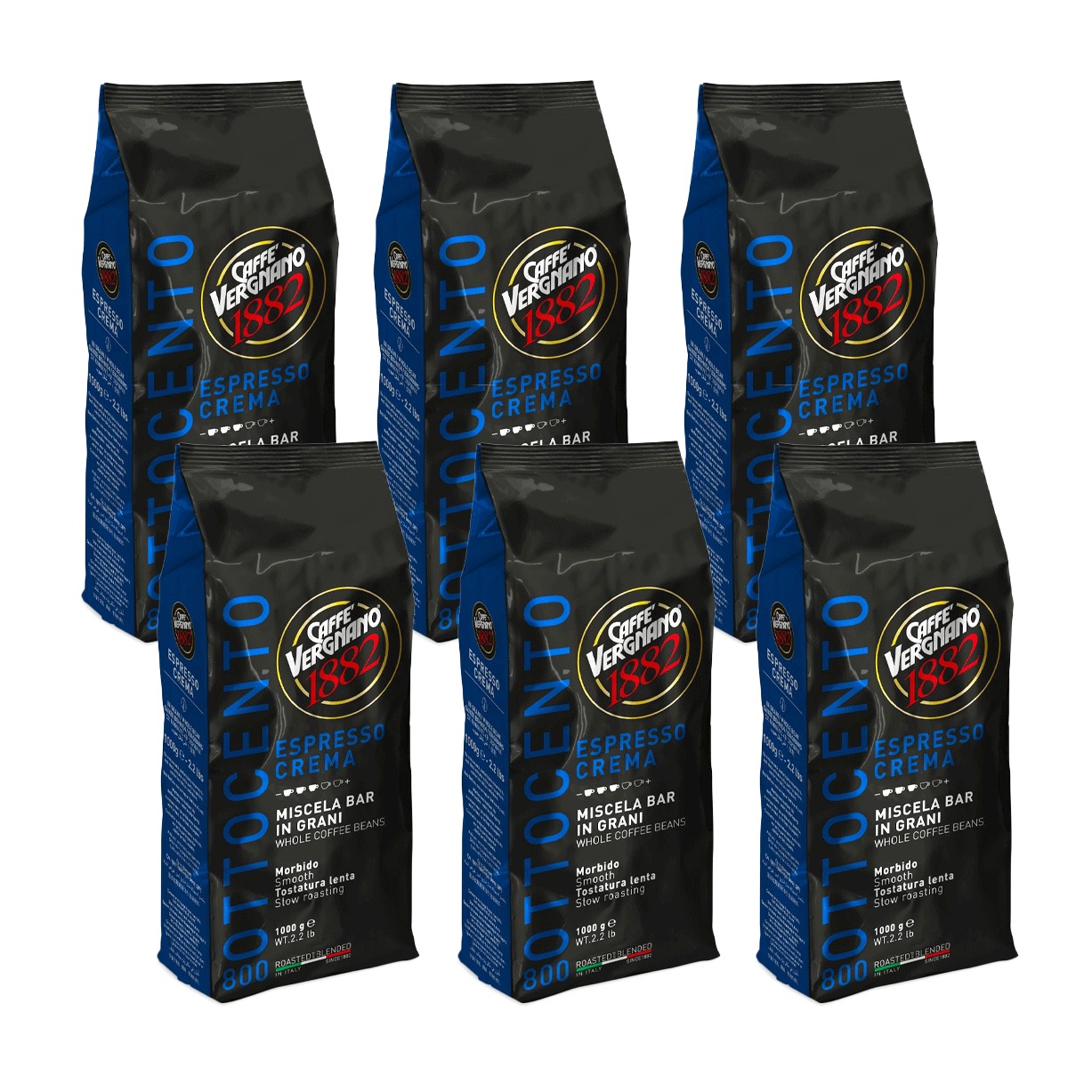 Coffee beans Ottocento 6 x 1KG