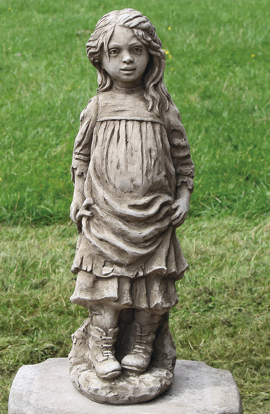 Raggamuffin Girl garden statue