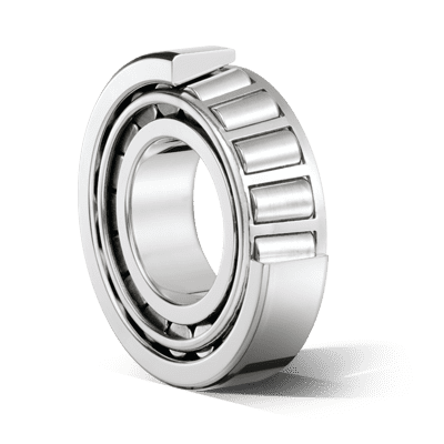Cross section of a tapered roller bearing