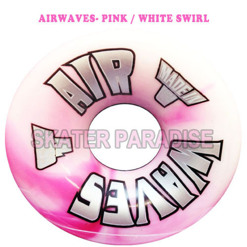 Air Waves white/Pink Marble Wheels