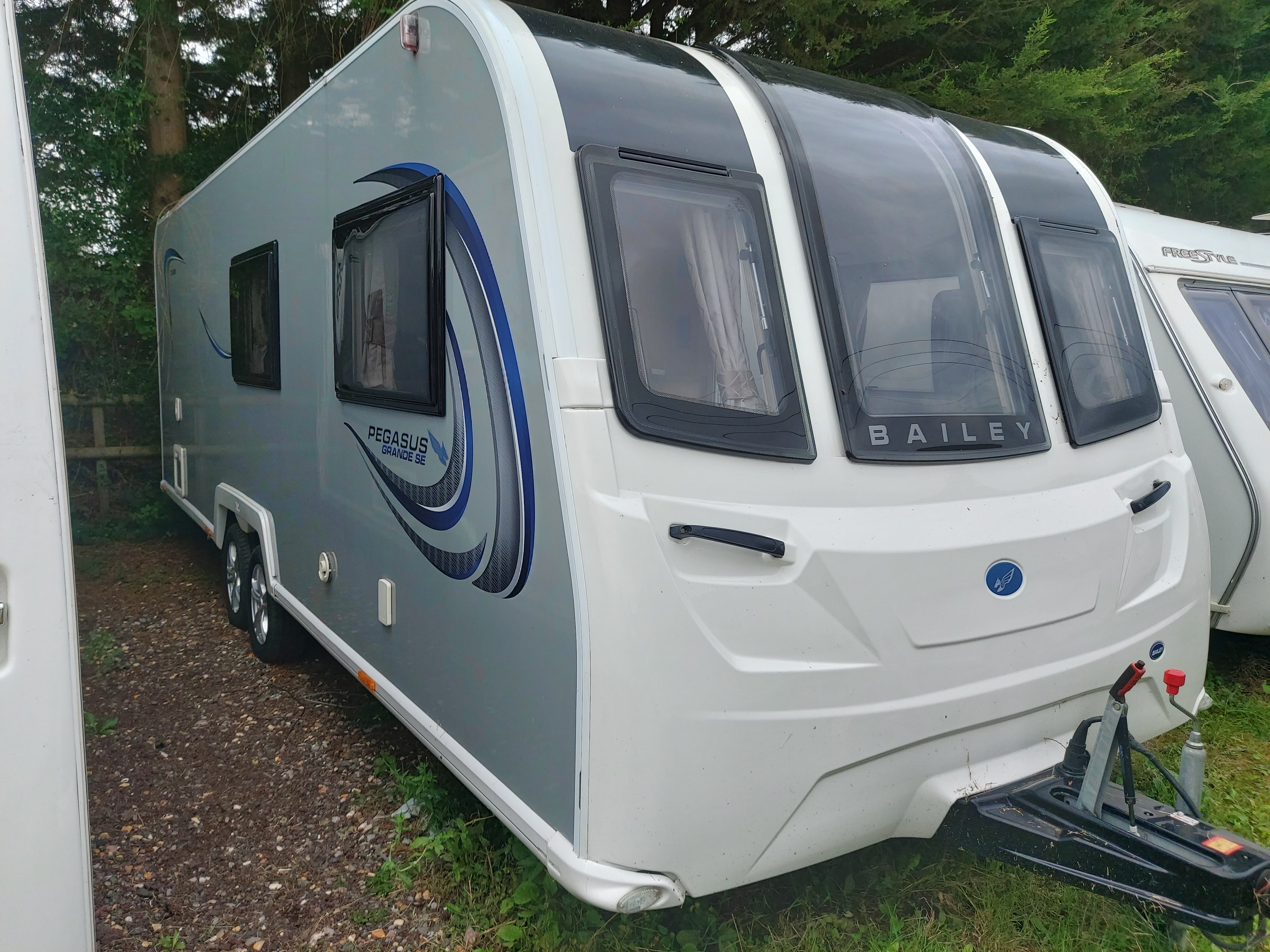 2021 Bailey Pegasus Grande SE Turin 6 Berth Fixed Bed Twin Axle Caravan, Solar