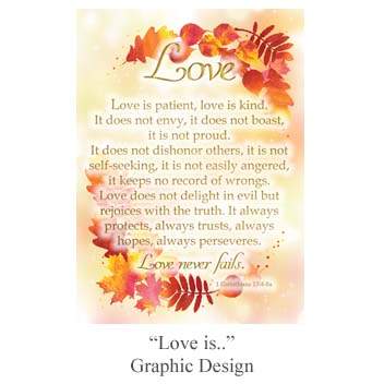 "God is Love" Graphic Design