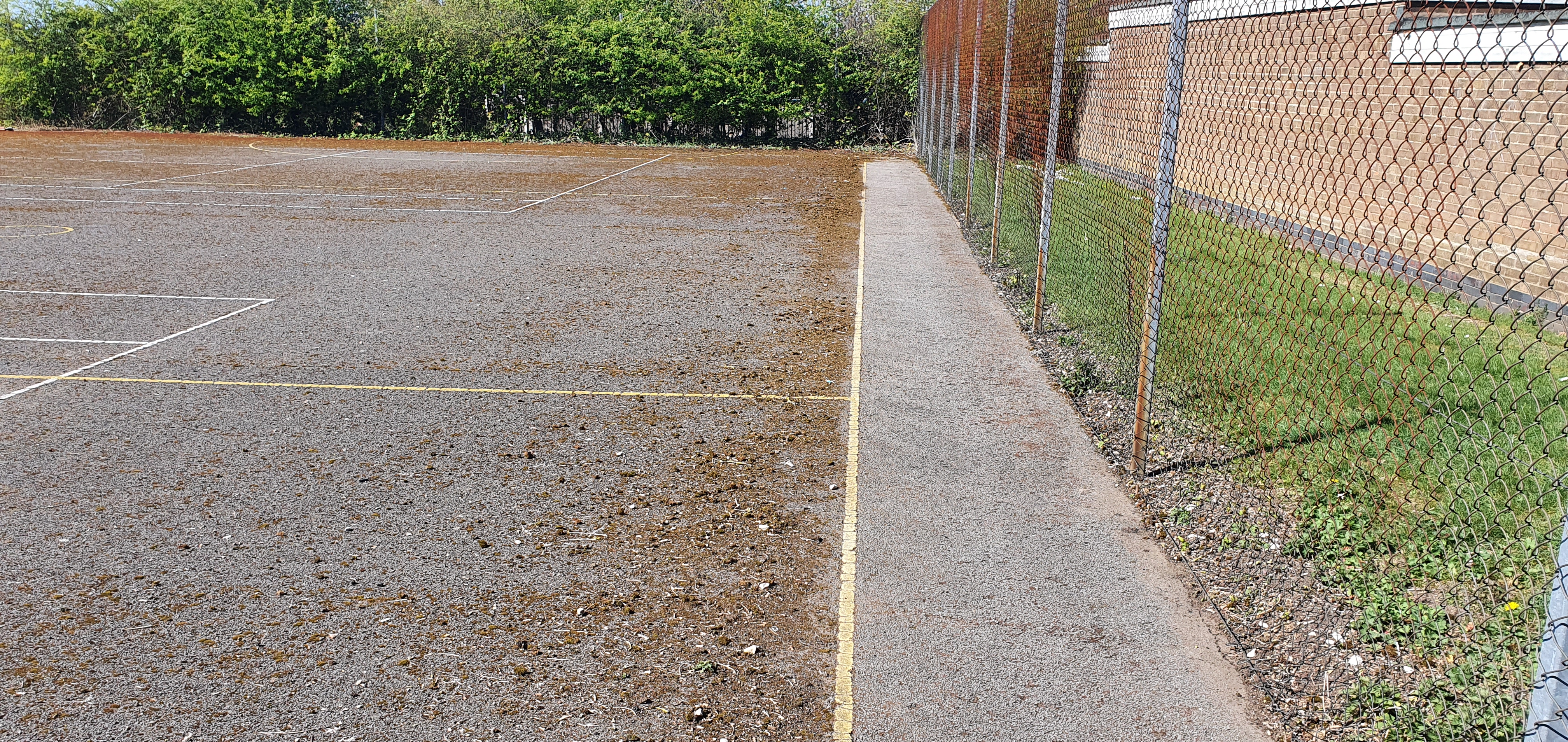 Tennis Court Cleaning - Moss Removal - Scunthorpe