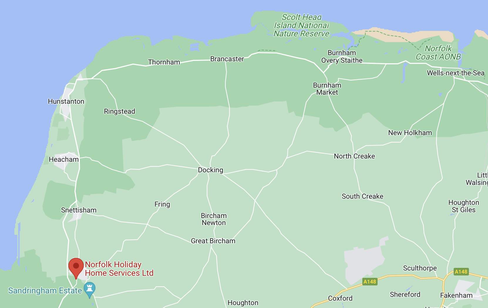 Areas we cover for cleaning services in North Norfolk